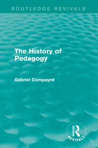 The History of Pedagogy_cover