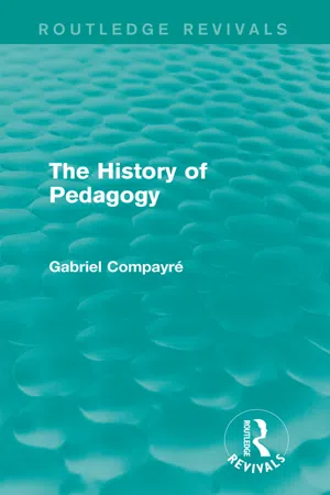 The History of Pedagogy