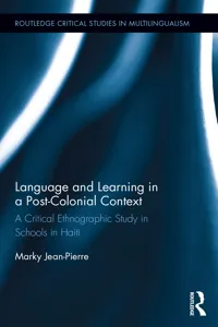 Language and Learning in a Post-Colonial Context_cover