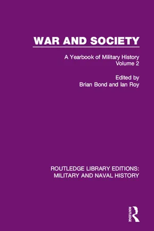 War and Society Volume 2