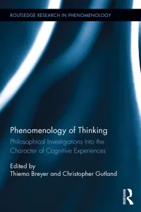 Phenomenology of Thinking_cover