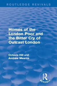 Homes of the London Poor and the Bitter Cry of Outcast London_cover