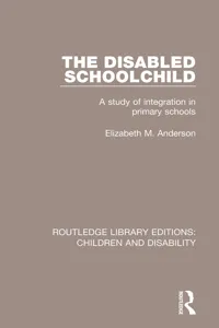 The Disabled Schoolchild_cover