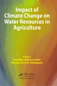 Impact of Climate Change on Water Resources in Agriculture_cover