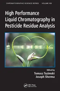 High Performance Liquid Chromatography in Pesticide Residue Analysis_cover