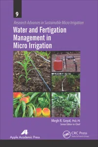 Water and Fertigation Management in Micro Irrigation_cover