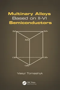 Multinary Alloys Based on II-VI Semiconductors_cover