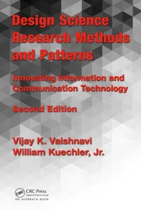 Design Science Research Methods and Patterns_cover