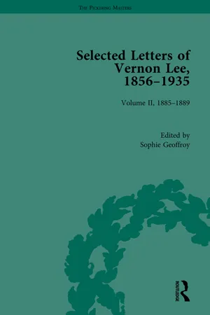 Selected Letters of Vernon Lee, 1856–1935
