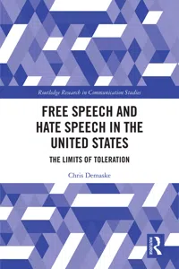 Free Speech and Hate Speech in the United States_cover