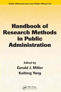 Handbook of Research Methods in Public Administration_cover
