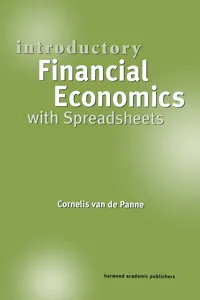 Introductory Financial Economics with Spreadsheets_cover
