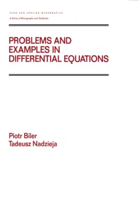 Problems and Examples in Differential Equations_cover