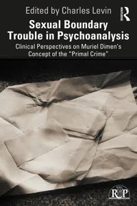 Sexual Boundary Trouble in Psychoanalysis_cover