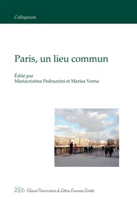 Paris, un Lieu Commun_cover