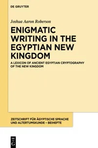 A Lexicon of Ancient Egyptian Cryptography of the New Kingdom_cover