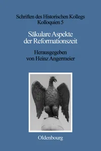 Säkulare Aspekte der Reformationszeit_cover