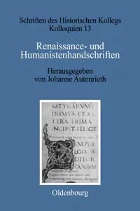 Renaissance- und Humanistenhandschriften_cover