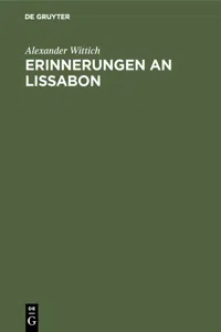 Erinnerungen an Lissabon_cover