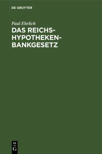 Das Reichs-Hypothekenbankgesetz_cover