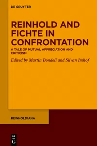 Reinhold and Fichte in Confrontation_cover
