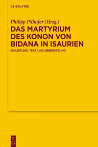 Das Martyrium des Konon von Bidana in Isaurien_cover