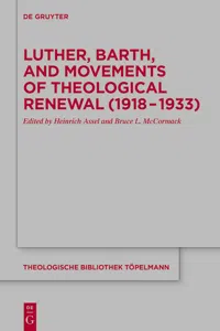 Luther, Barth, and Movements of Theological Renewal_cover