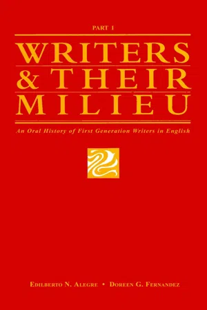 Writers & Their Milieu