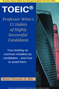 Professor Winn's 15 Habits of Highly Successful TOEIC® Candidates_cover