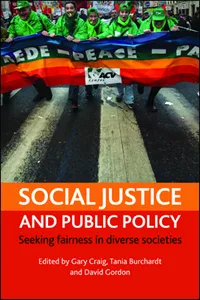 Social justice and public policy_cover