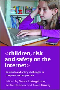 Children, Risk and Safety on the Internet_cover