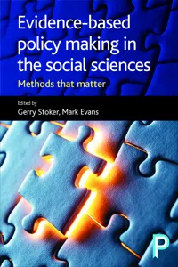 Evidence-Based Policy Making in the Social Sciences_cover
