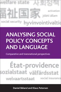 Analysing Social Policy Concepts and Language_cover