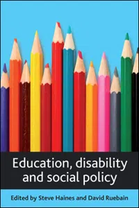 Education, disability and social policy_cover