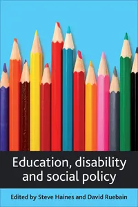 Education, disability and social policy_cover