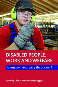 Disabled People, Work and Welfare_cover