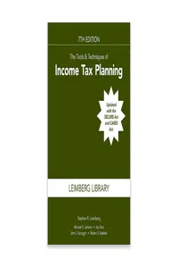 The Tools & Techniques of Income Tax Planning, 7th Edition_cover