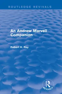 An Andrew Marvell Companion_cover