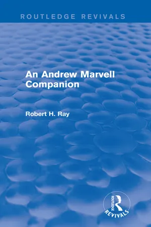 An Andrew Marvell Companion (Routledge Revivals)