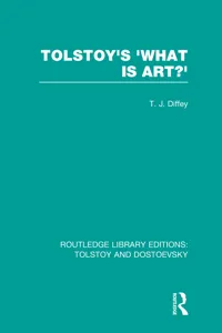 Tolstoy's 'What is Art?'_cover
