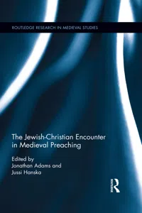 The Jewish-Christian Encounter in Medieval Preaching_cover