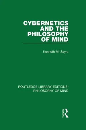 Cybernetics and the Philosophy of Mind