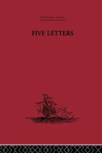 Five Letters 1519-1526_cover