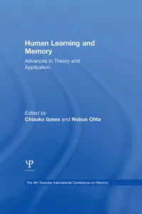 Human Learning and Memory_cover