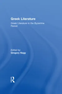 Greek Literature in the Byzantine Period_cover