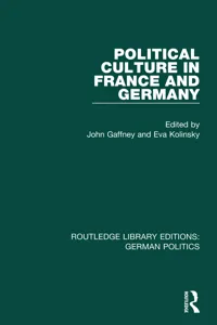 Political Culture in France and Germany_cover