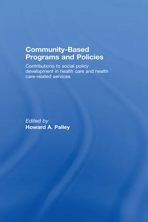 Community-Based Programs and Policies