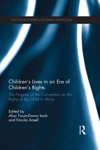Children's Lives in an Era of Children's Rights_cover