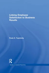 Linking Employee Satisfaction to Business Results_cover