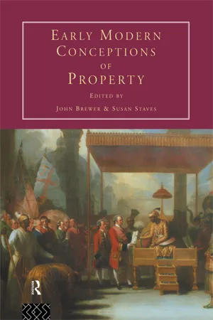 Early Modern Conceptions of Property